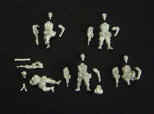 WFM72043, 1/72nd scale Modern British Infantry in the Gulf set 1 (from 1991 to 2000)
