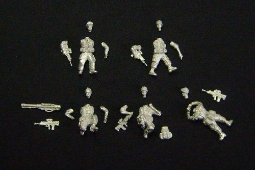WFM72044, 1/72nd scale Modern British Infantry in the Gulf set 2 (from 1991 to 2000)