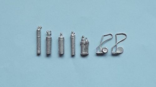 WBM76055, 1/76th scale Workshop Tools set 2, Welding Gas Bottles and Trolley