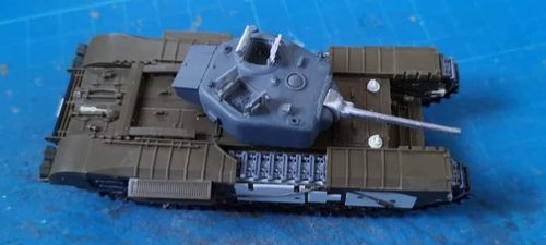 WVC72133, 1/72nd scale Churchill MkIII NA 75 Turret conversion set