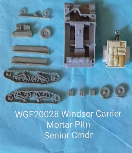 WGF20028, 1/72nd scale Carrier Windsor MkI Later Hull with 10cwt GS trailer covered with tilt