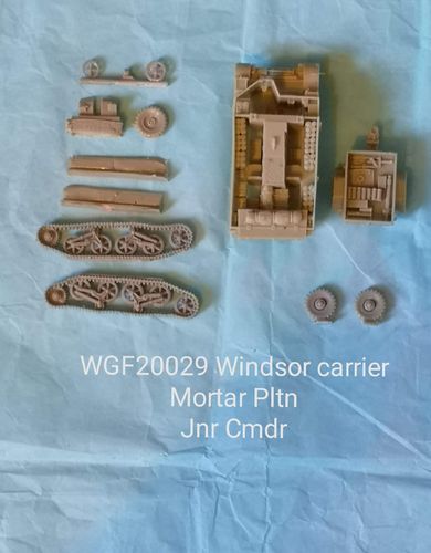 WGF20029, 1/72nd scale Carrier Windsor MkI Later Hull with 10cwt GS trailer open with stowage