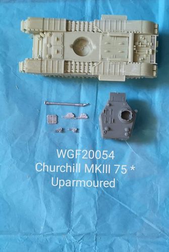 WGF20054, 1/72nd scale Churchill MkIII 75* (uparmoured hull)