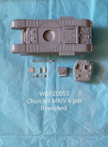 WGF20055, 1/72nd scale Churchill MkIV 6pdr